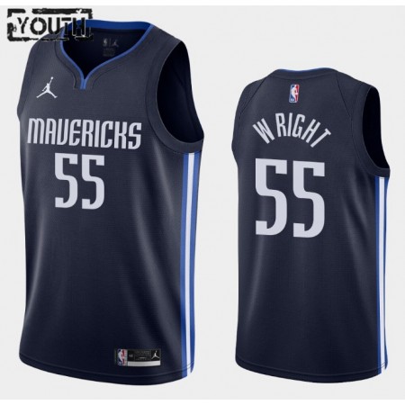 Camiseta Niños Dallas Mavericks Delon Wright 55 2020-21 Jordan Brand Statement Edition Swingman